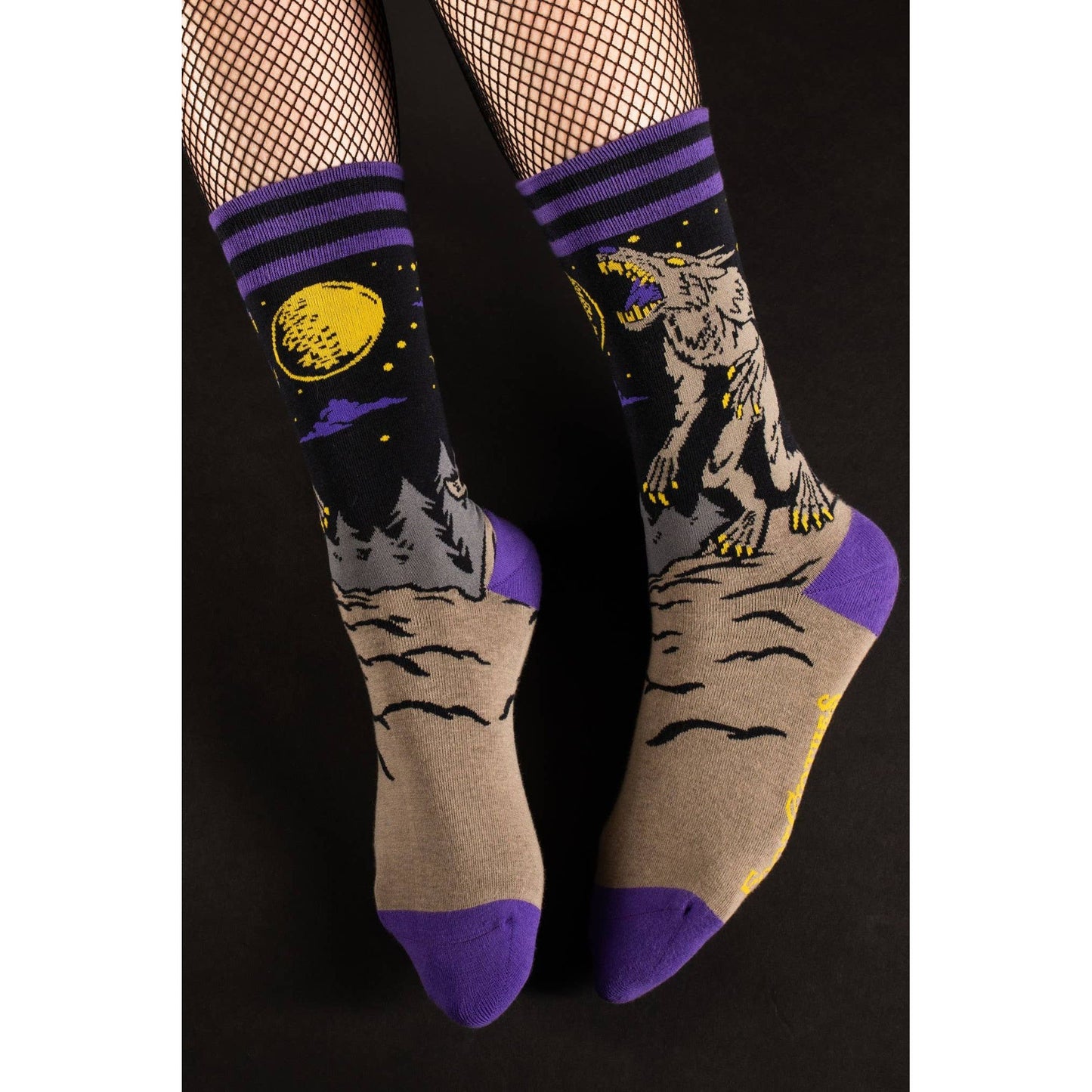 Evil AF Werewolf Socks
