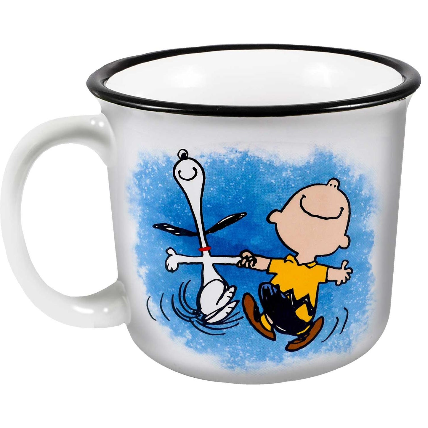Dancing Snoopy Camper Mug