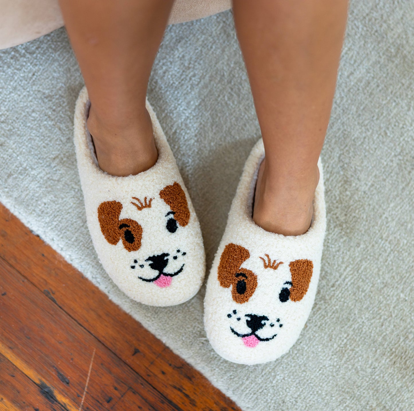Indoor / Outdoor Slippers - Dog Face