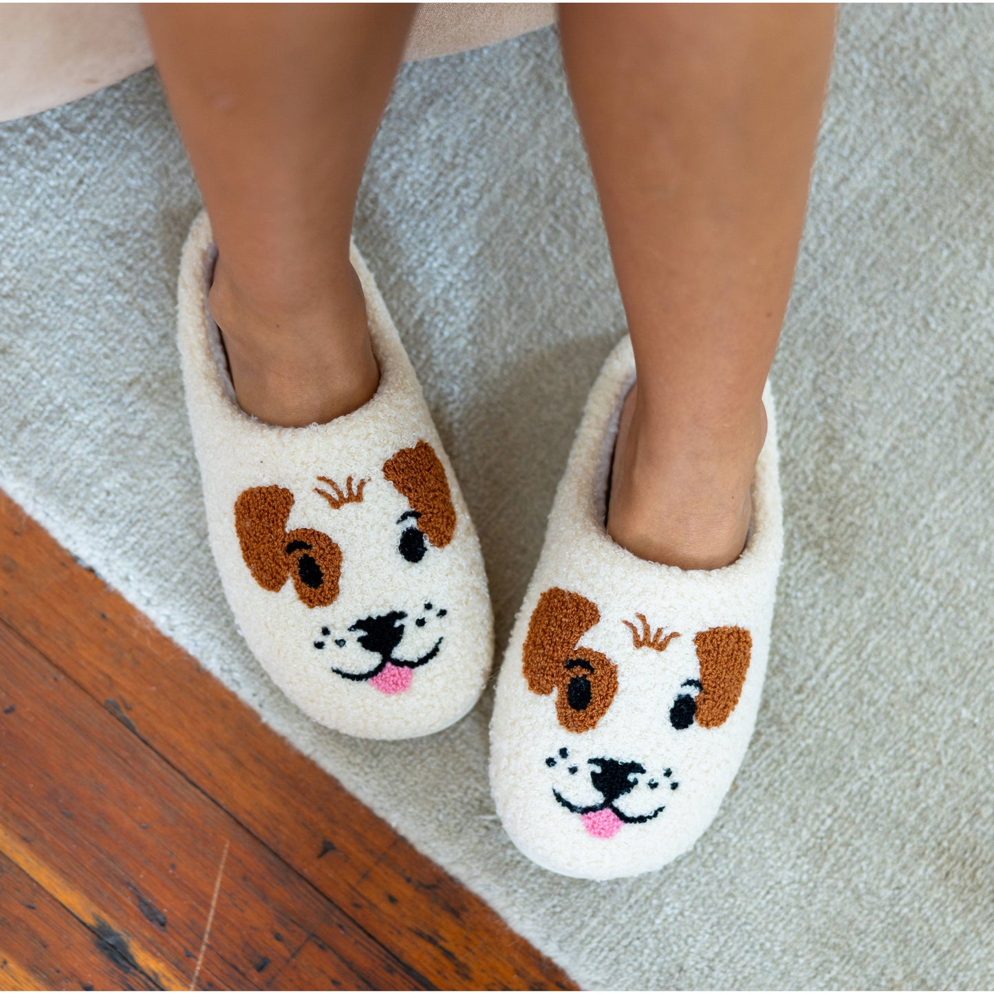 Indoor / Outdoor Slippers - Dog Face