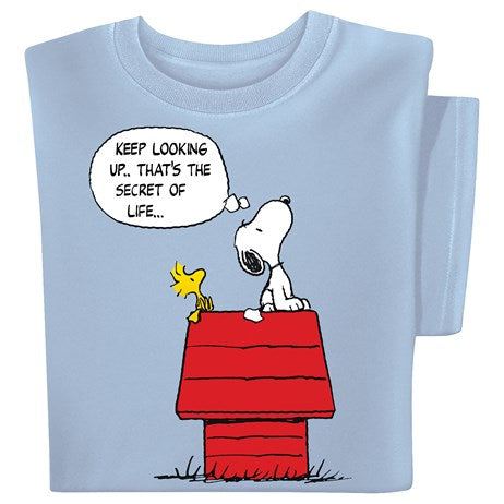Peanuts Snoopy "Keep Looking Up" T-Shirt (Unisex)