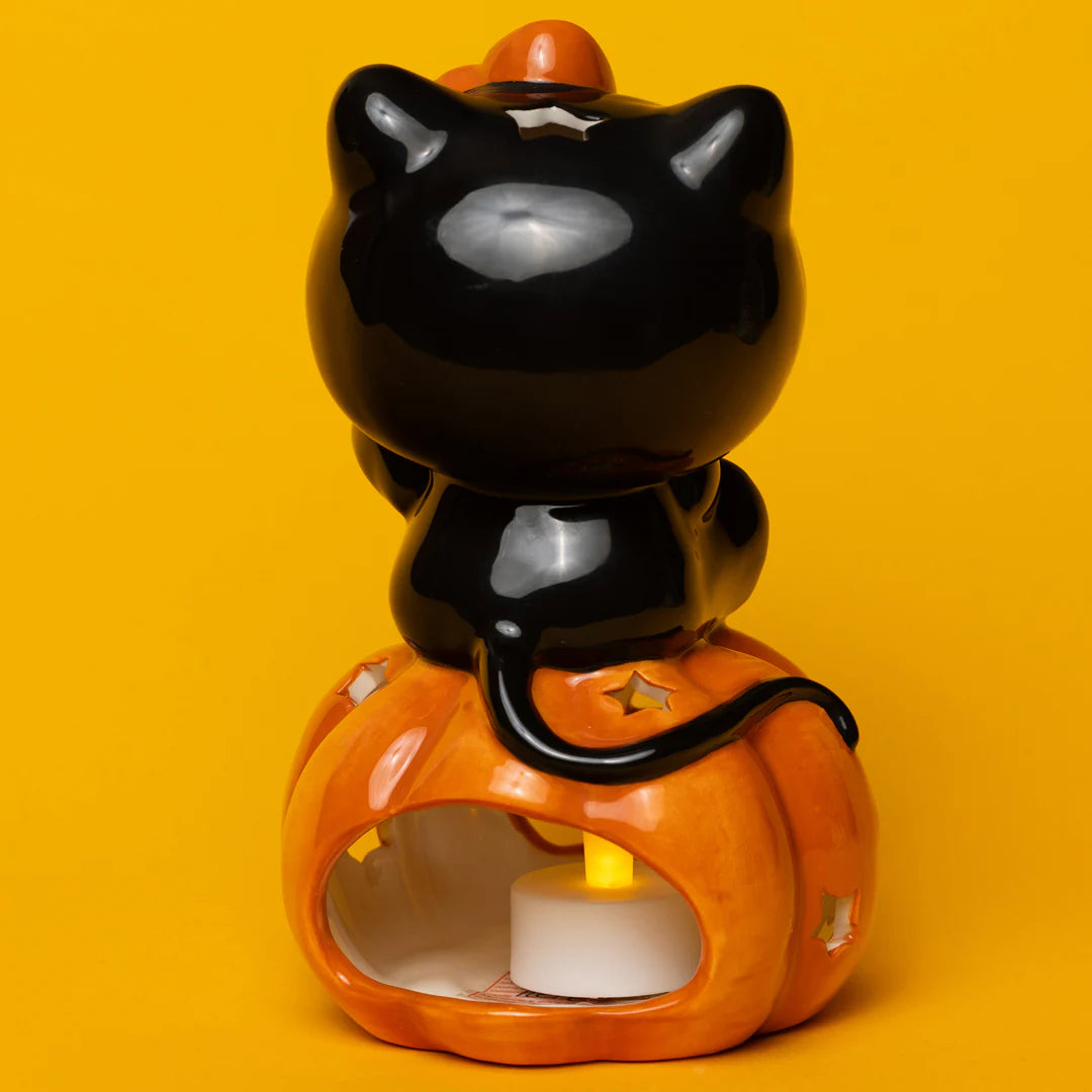 Hello Kitty Halloween Kitty and Pumpkin Tealight Holder