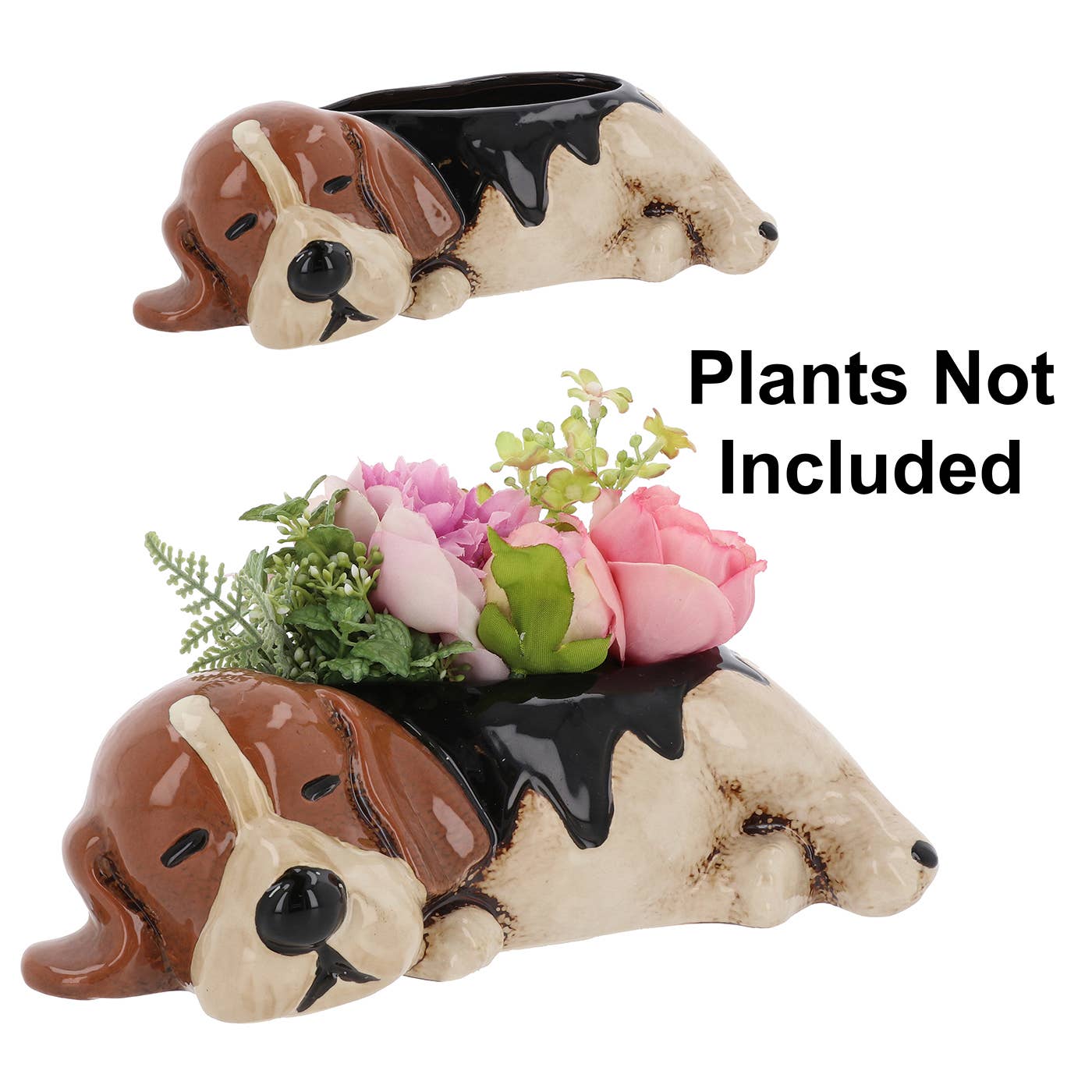 Beagle dog planter, wooden dog planter 2024 NOT IMPORTED hand made in Michigan , many breeds avaialble