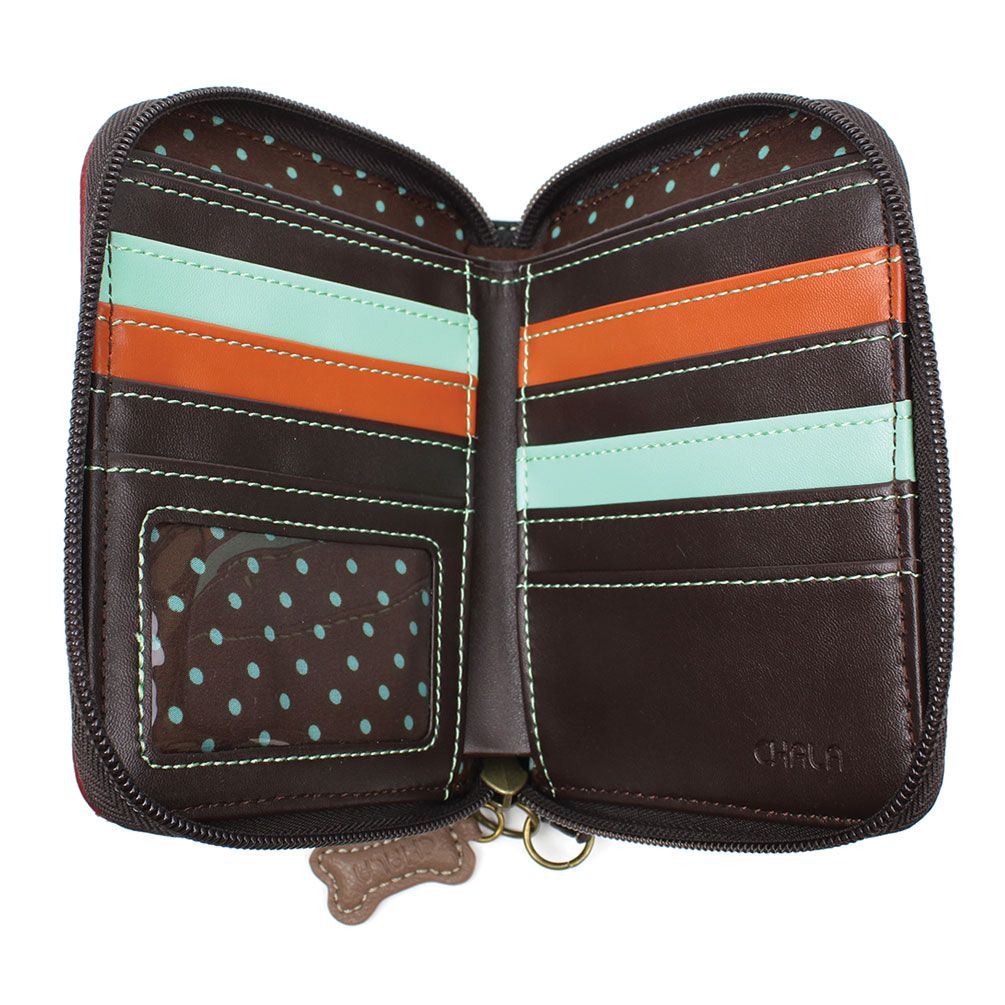 Chala Zip-Around Wallet - Dog Pal Design