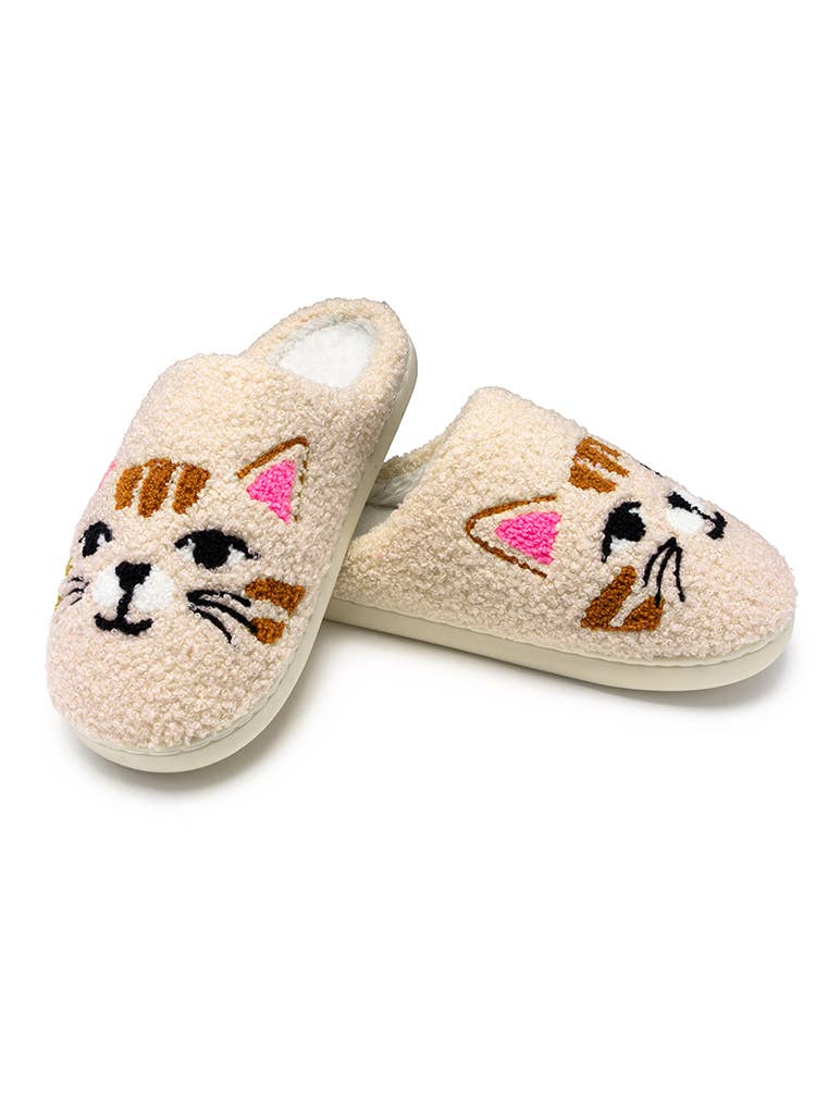 Indoor / Outdoor Slippers - Cat Faces