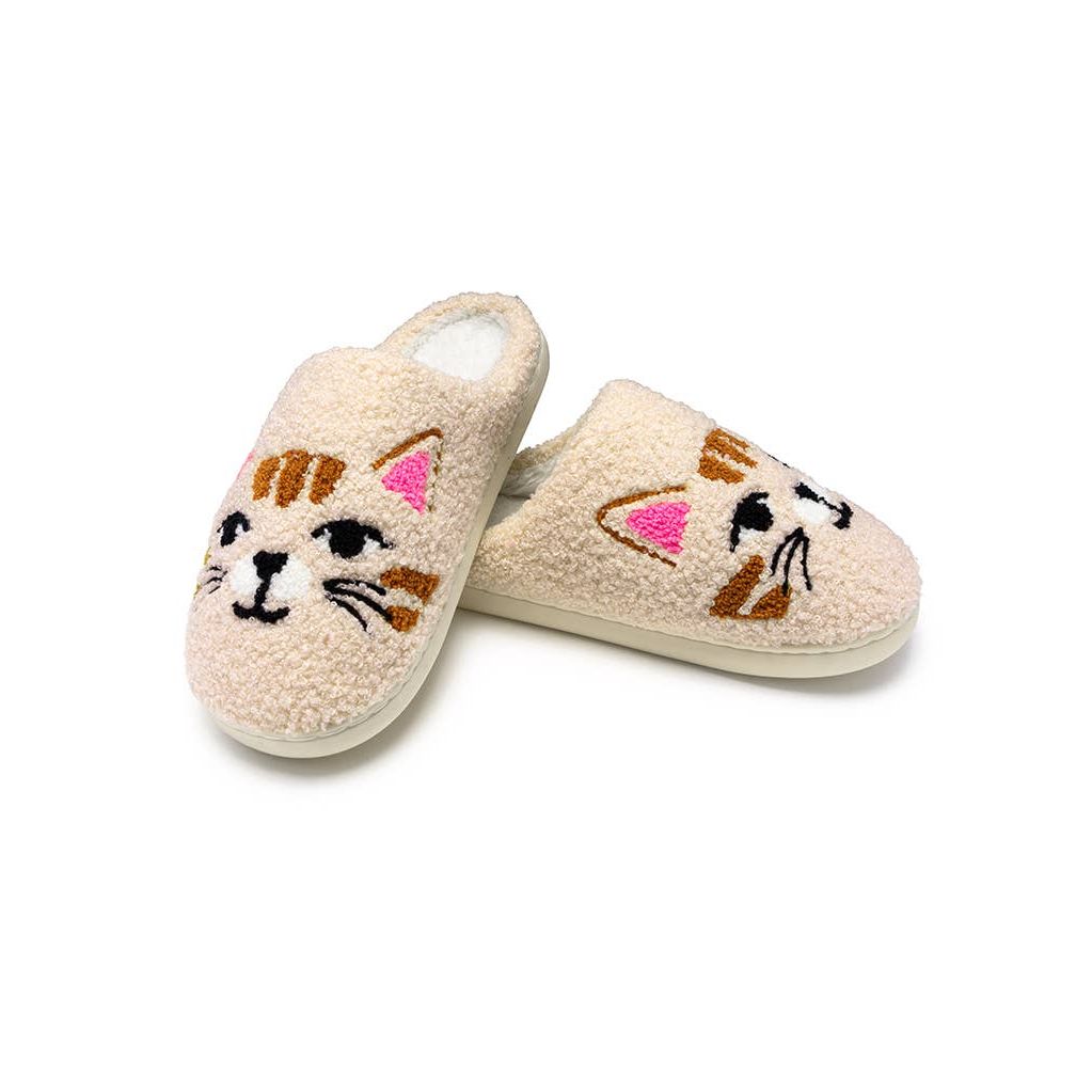 Indoor / Outdoor Slippers - Cat Faces