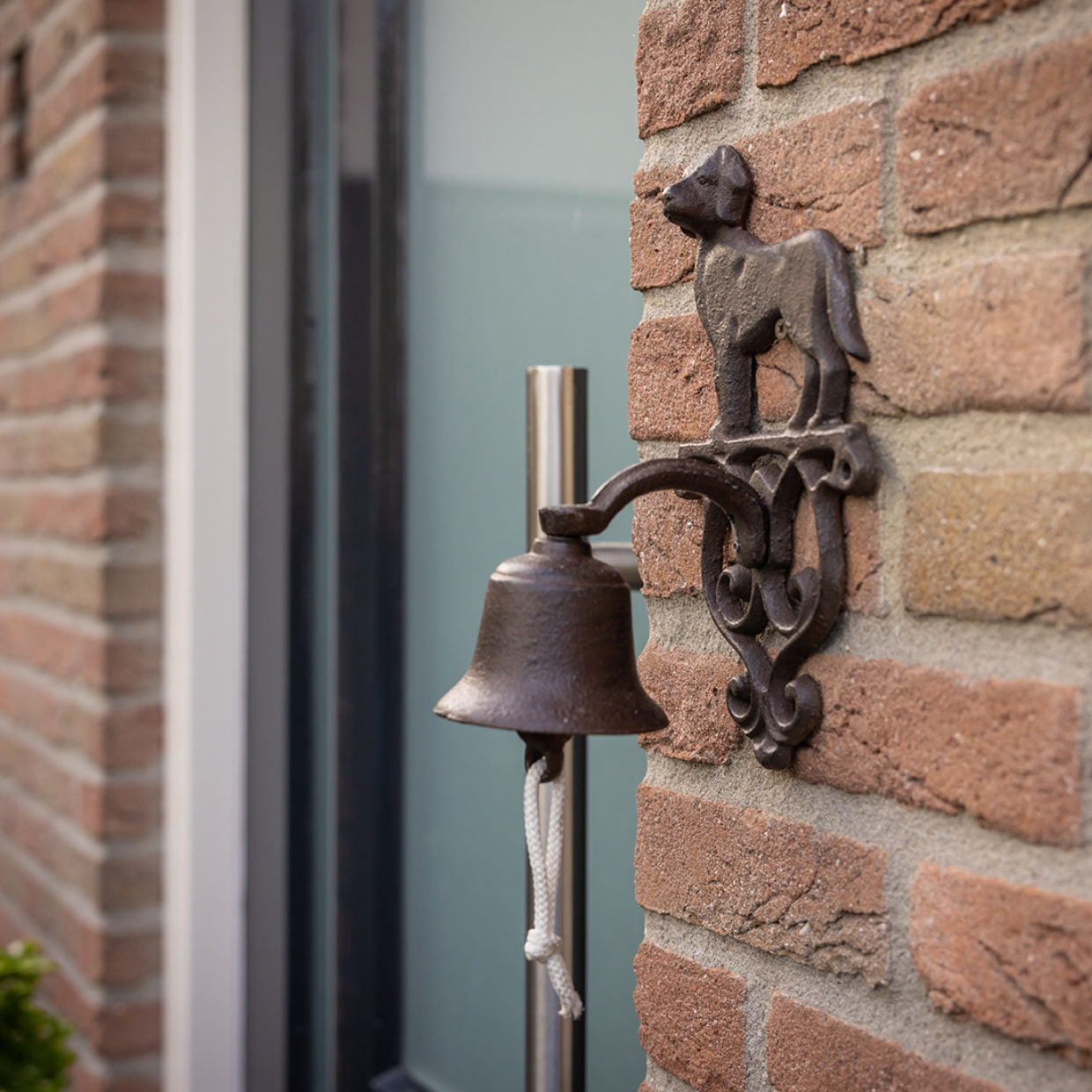 Rustic Dog Cast Iron Doorbell