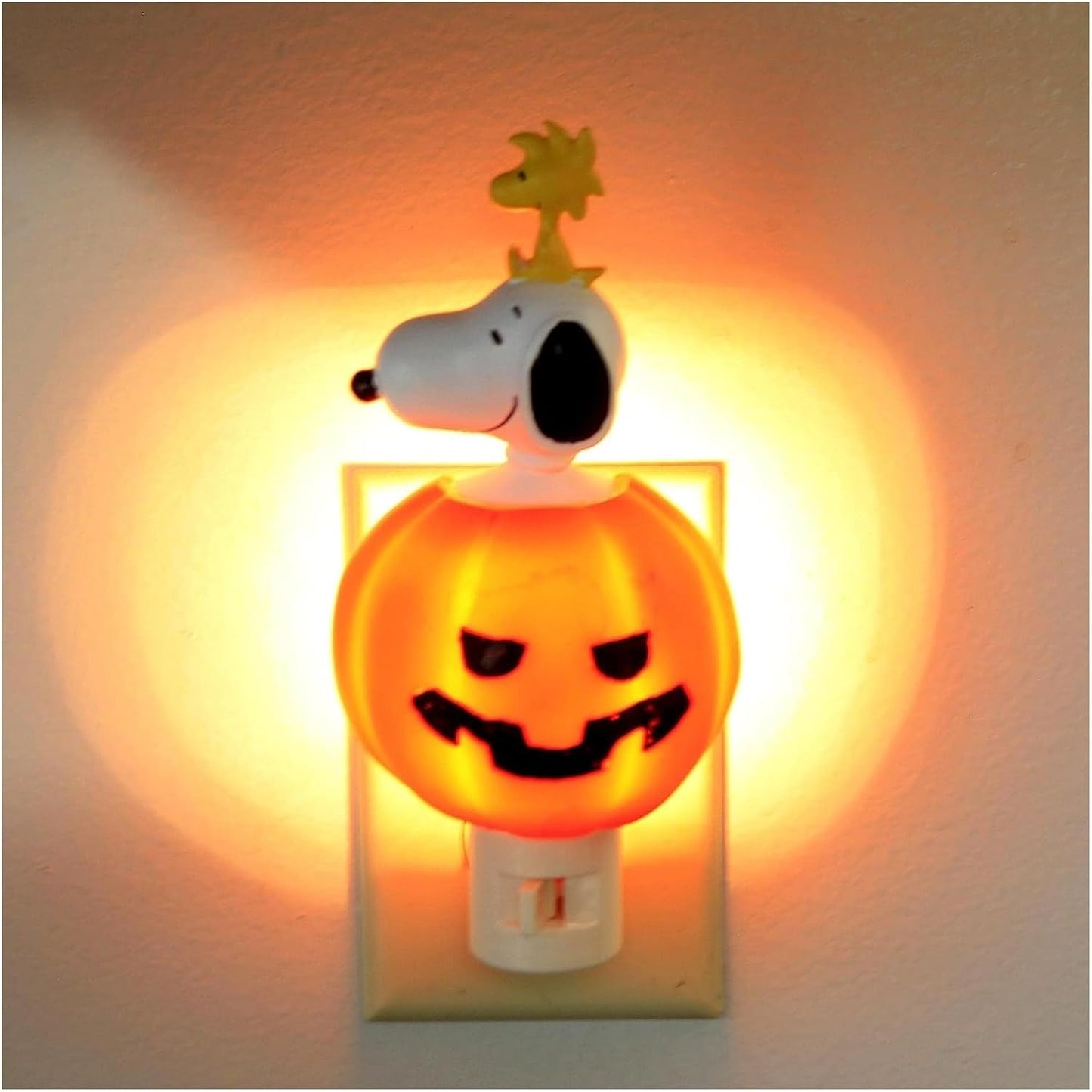 Snoopy & Woodstock Jack O'Lantern Night Light