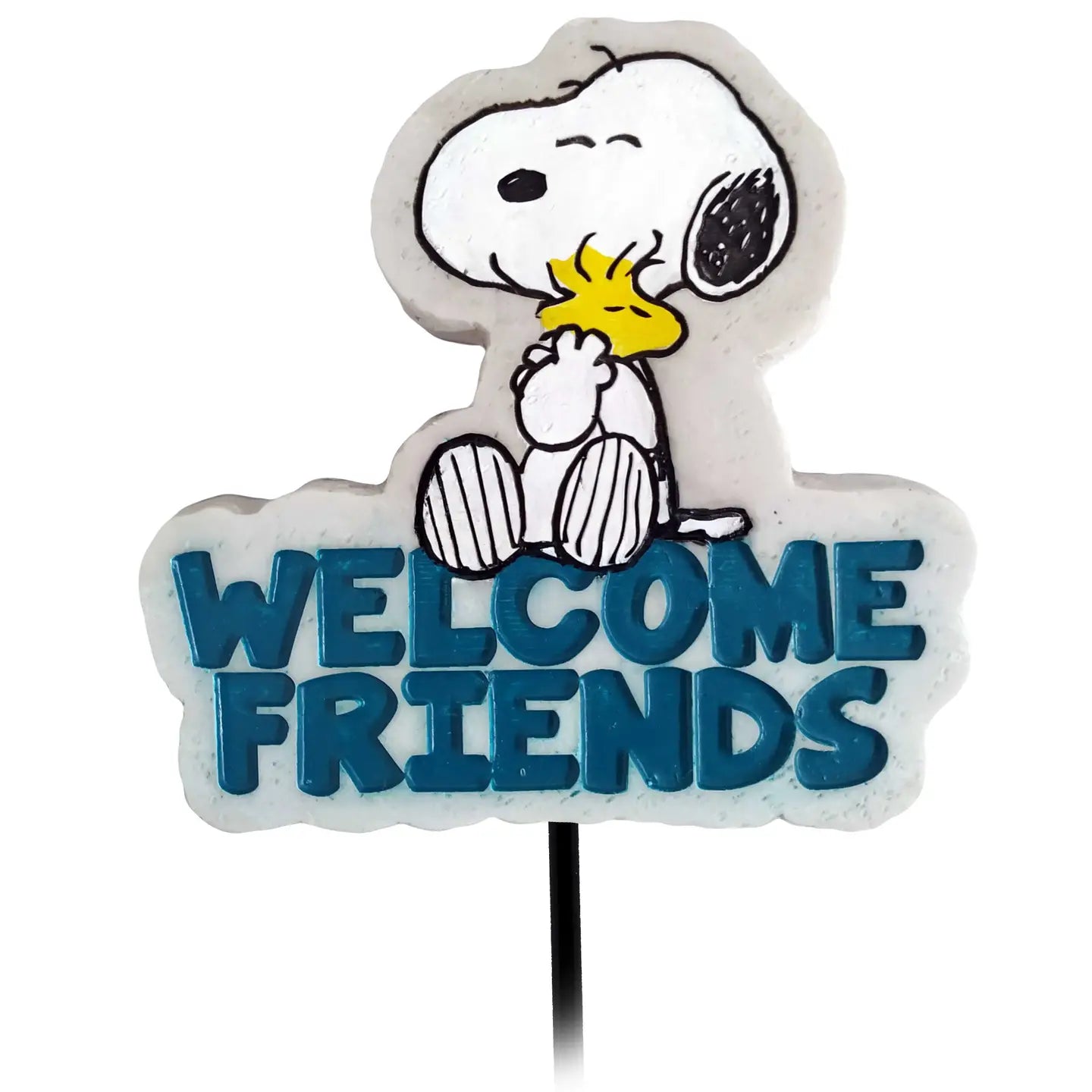 Snoopy Welcome Friends Garden Stake