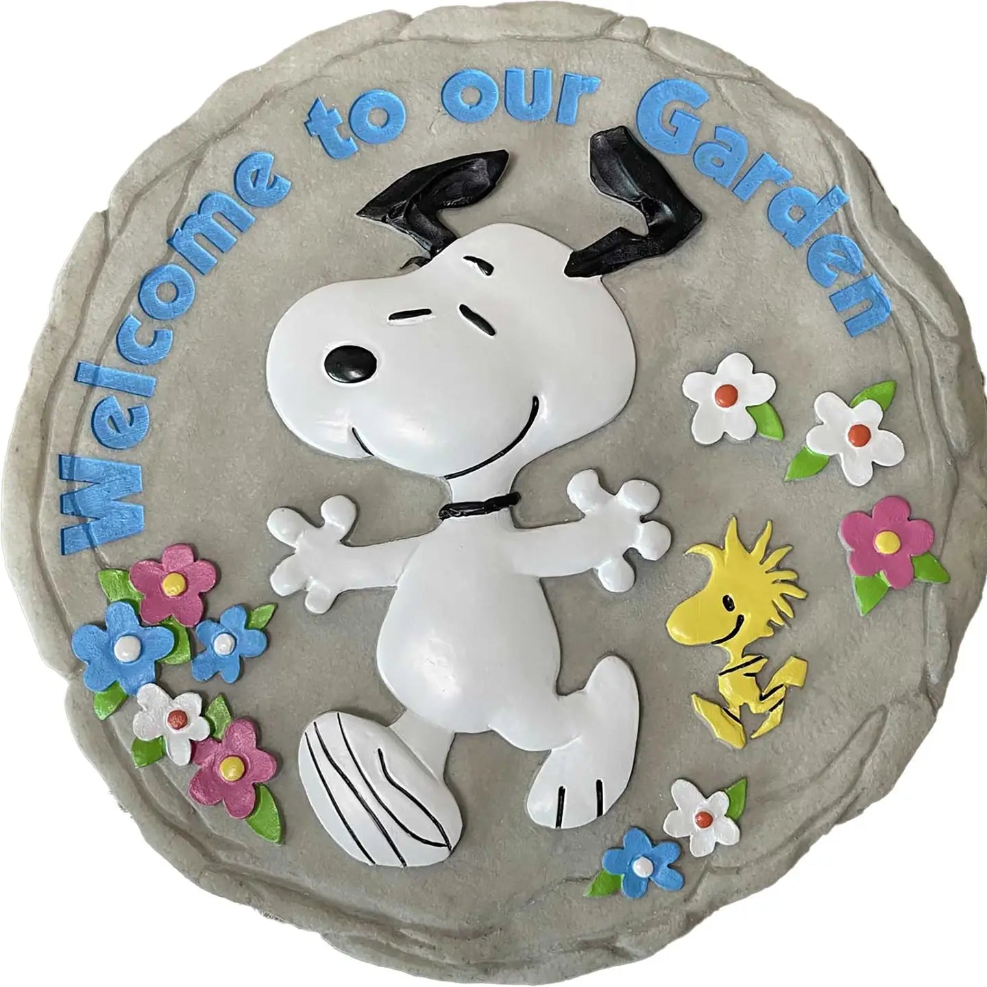 Snoopy Welcome to Our Garden Stepping Stone