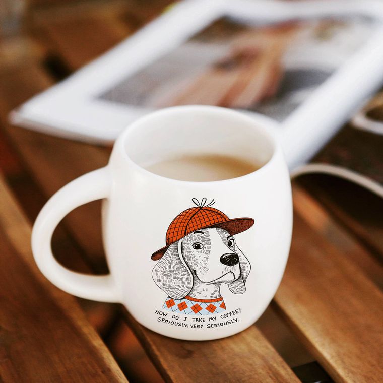 Serious Beagle Mug
