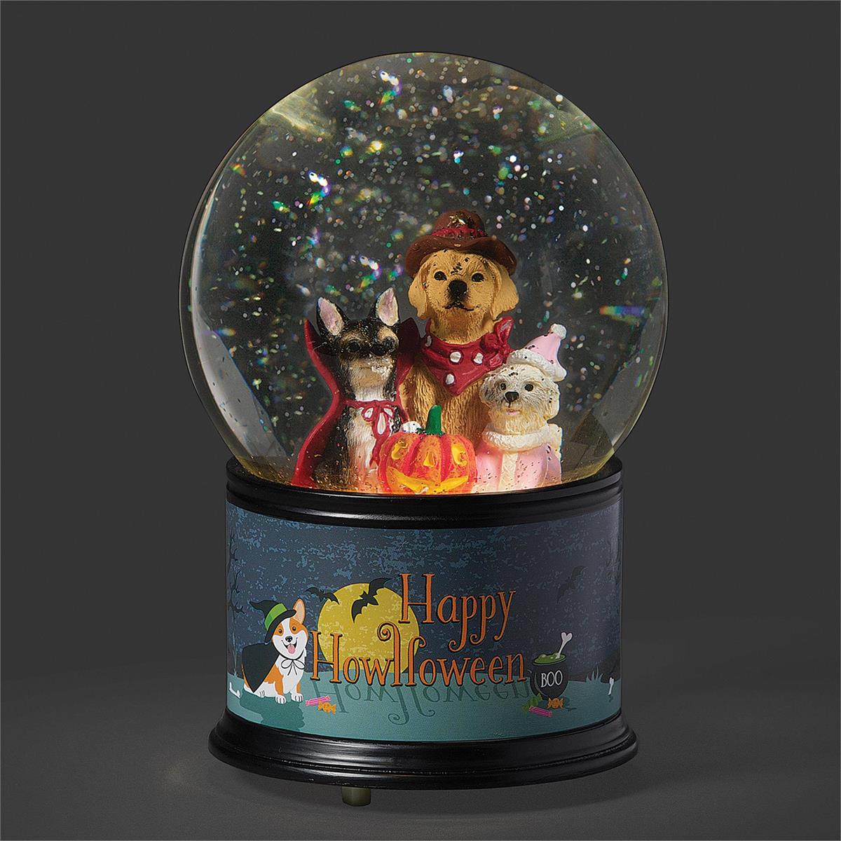 Glitterdome Lighted Swirl Howloween