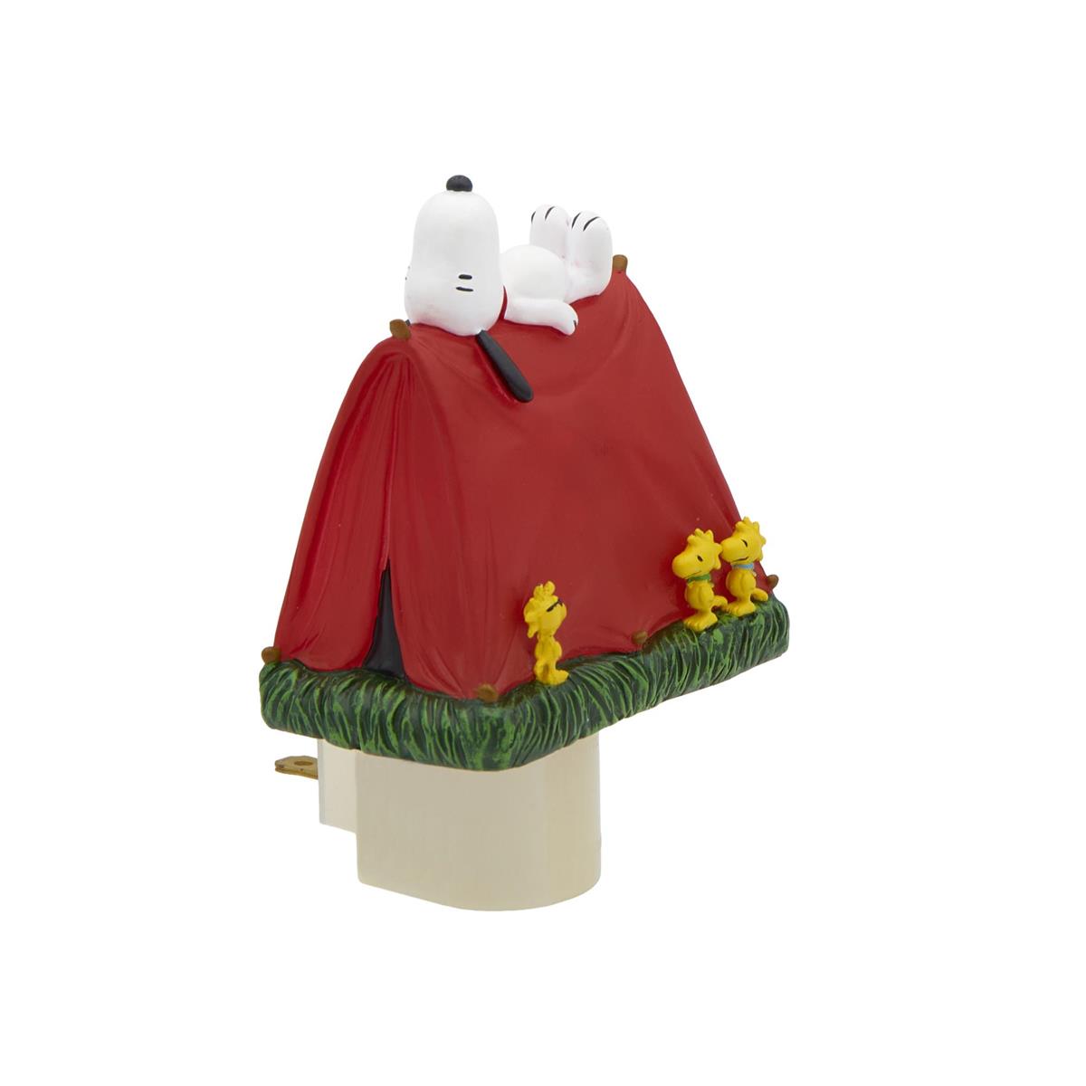 5"H Lighted Reveal Tent Snoopy Night Light with Woodstock