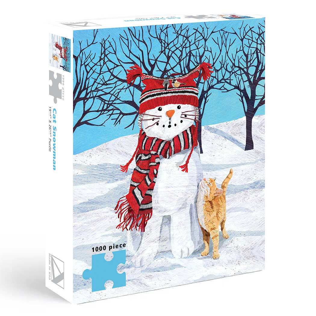 Cat Snowman 1000 Piece Puzzle