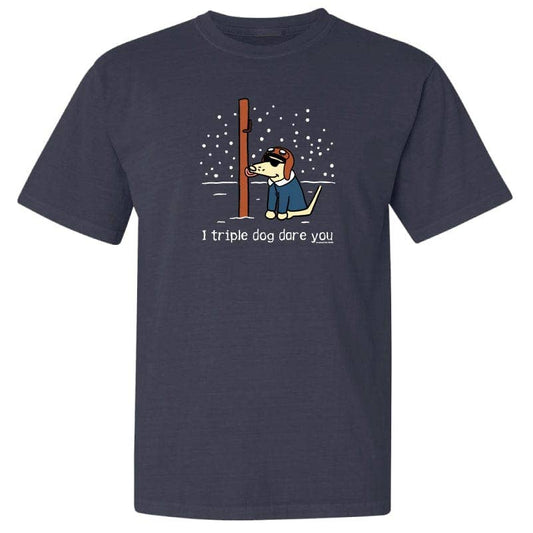 Teddy the Dog "I Triple Dog Dare Ya"  - Classic Short Sleeve Tee