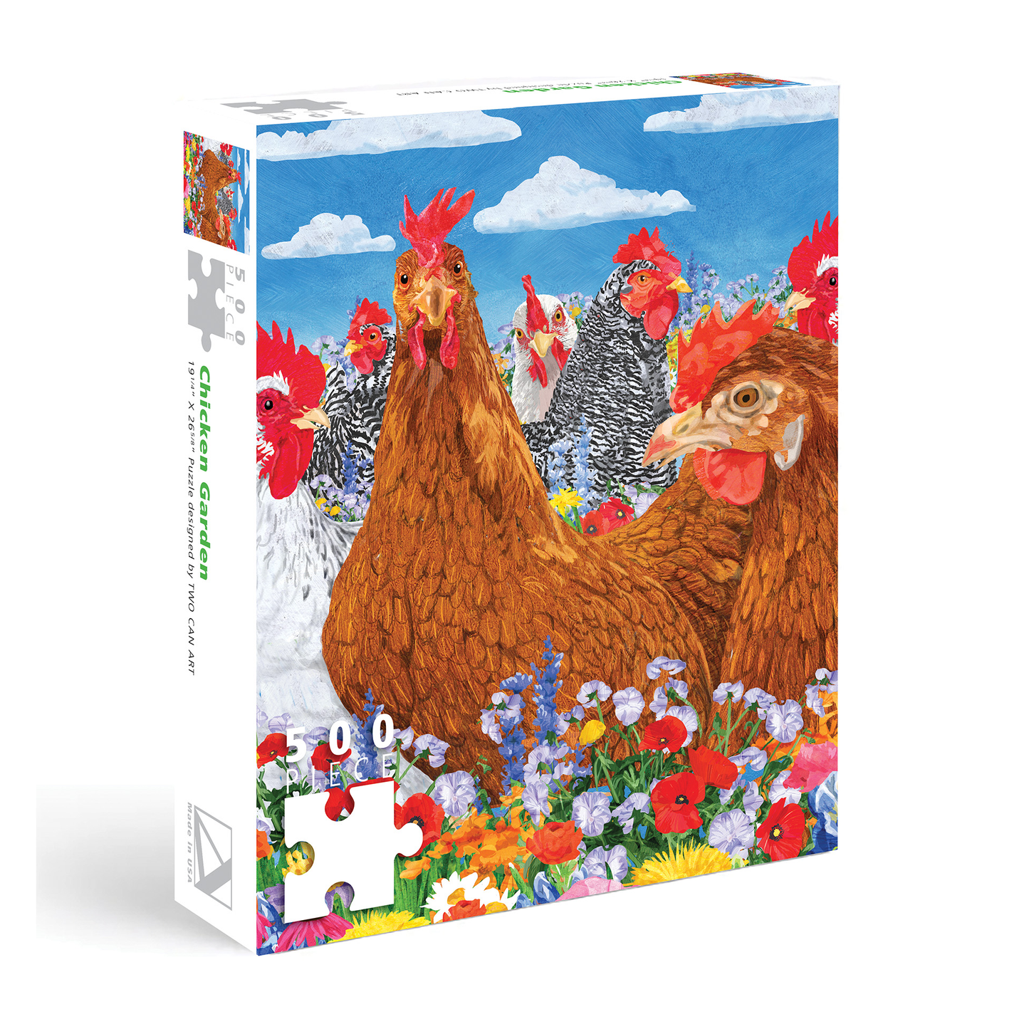 Spring Chickens 500 Piece Puzzle