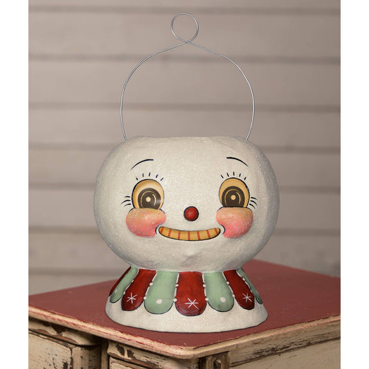 Minty Beau Snow Glow Lantern Bucket by Johanna Parker