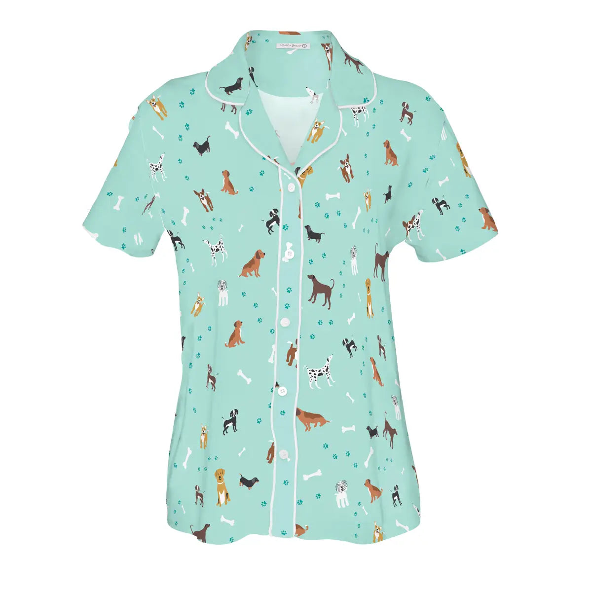 Bark At The Park Pajama Top