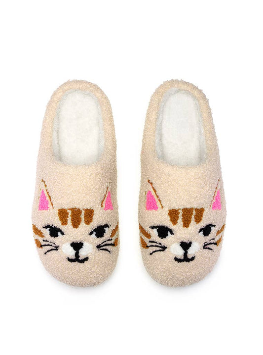Indoor / Outdoor Slippers - Cat Faces