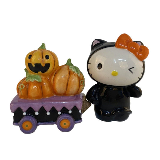 Hello Kitty Pumpkin Halloween S&P Set