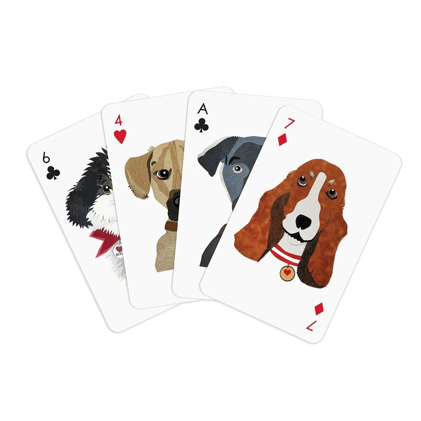 Paper Dogs Playing Cards Set