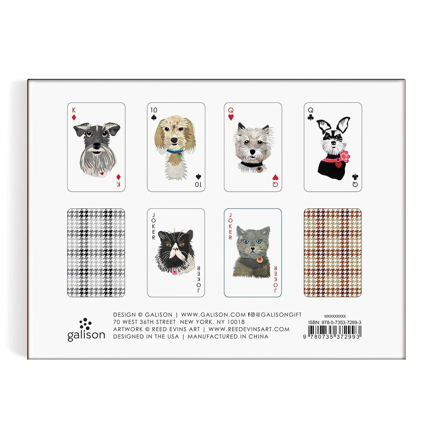 Paper Dogs Playing Cards Set