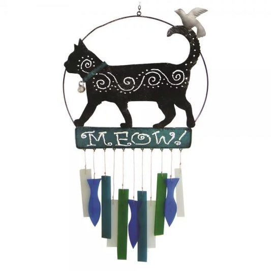 Cat Wind Chime - Kittie Meow