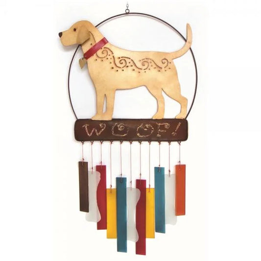 Dog Wind Chime - Lab Woof