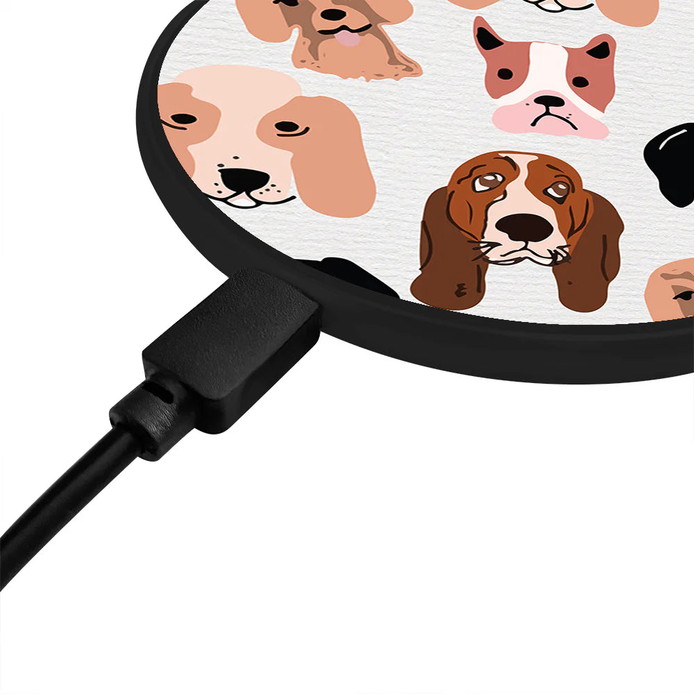 Wireless Charging Pad - Dog Print