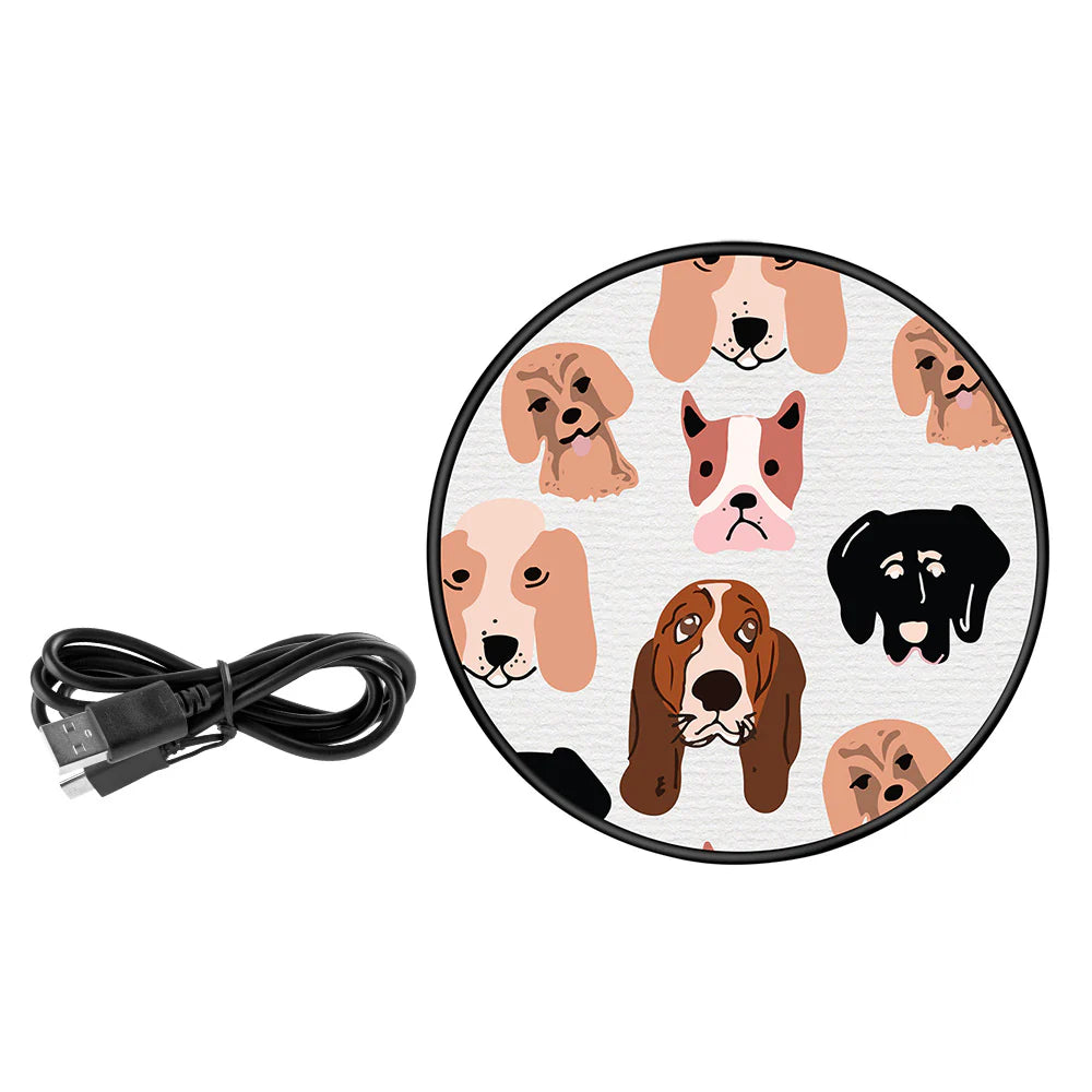 Wireless Charging Pad - Dog Print