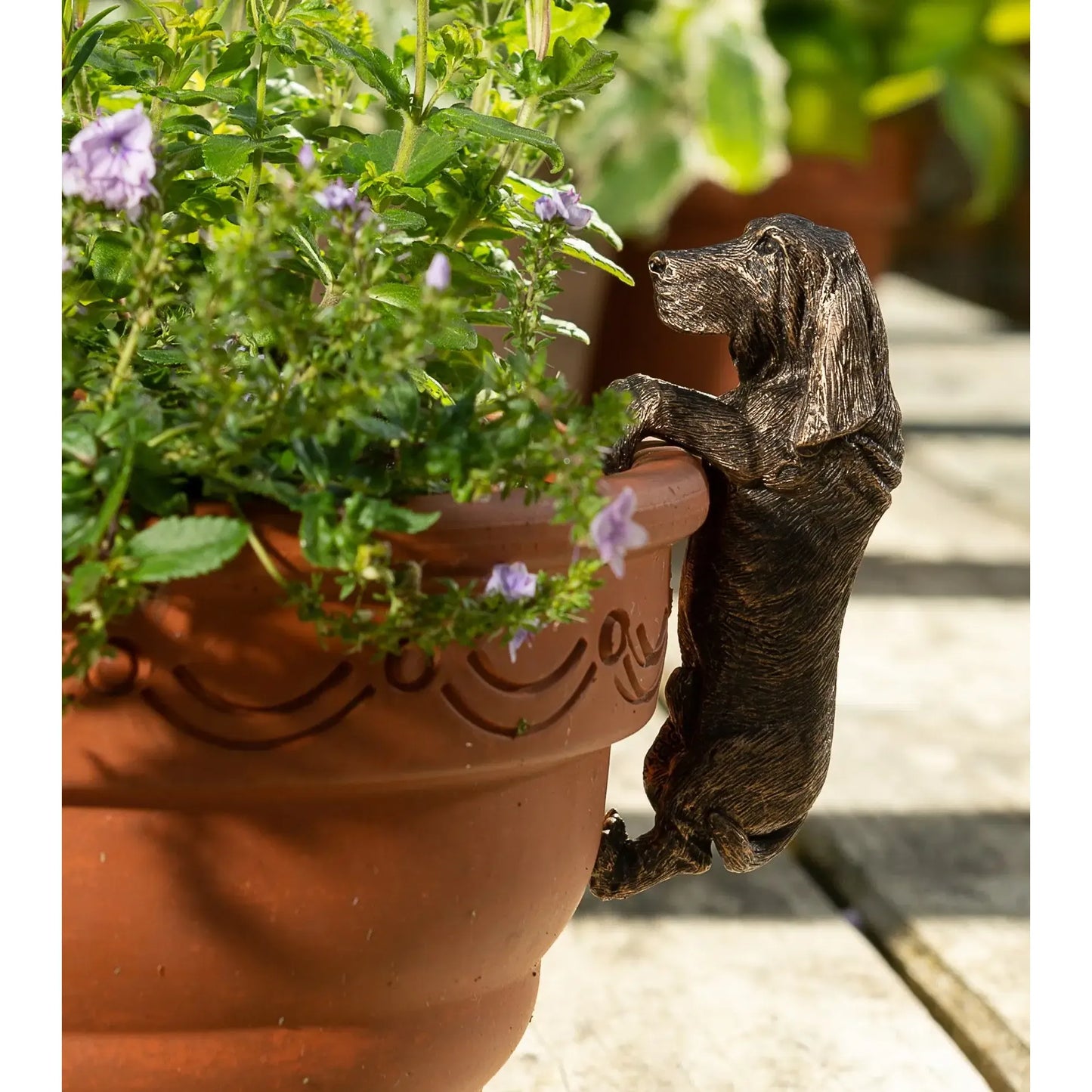 Basset Hound Plant Pot Hanger ("Pot Buddy")
