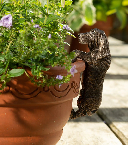 Basset Hound Plant Pot Hanger ("Pot Buddy")