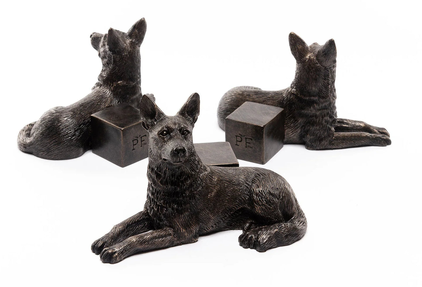 German Shepherd Plant Pot Feet - Set of 3