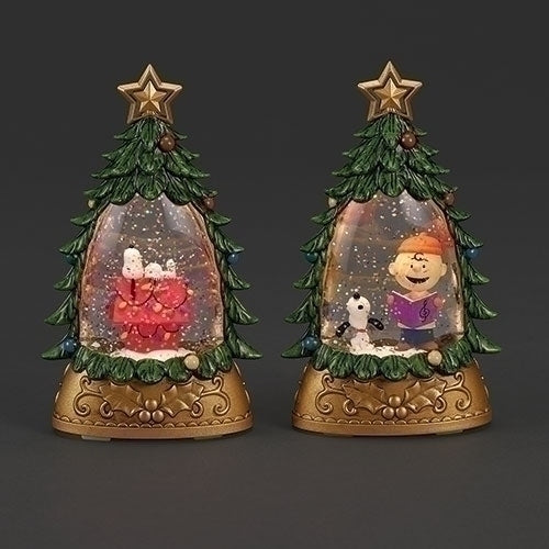 Lighted Peanuts Tree Shape Shimmering Merry Lites