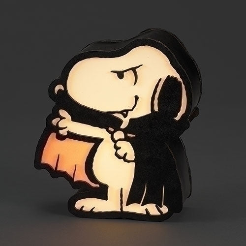 Snoopy Halloween Lighted Vampire Figure