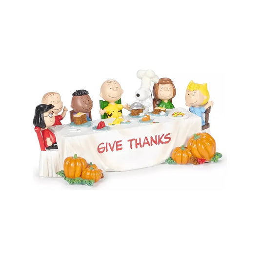 Peanuts Give Thanks Table Figurine