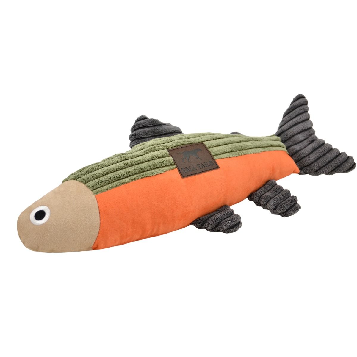 12" Plush Fish With Squeaker Dog Toy
