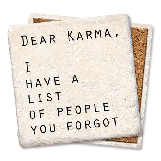 Karma Natural Stone Coaster