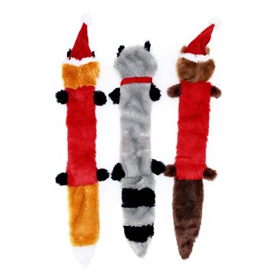 Holiday Skinny Peltz 3-Pack – Large (Santa Fox, Raccoon, and Elf Squirrel)